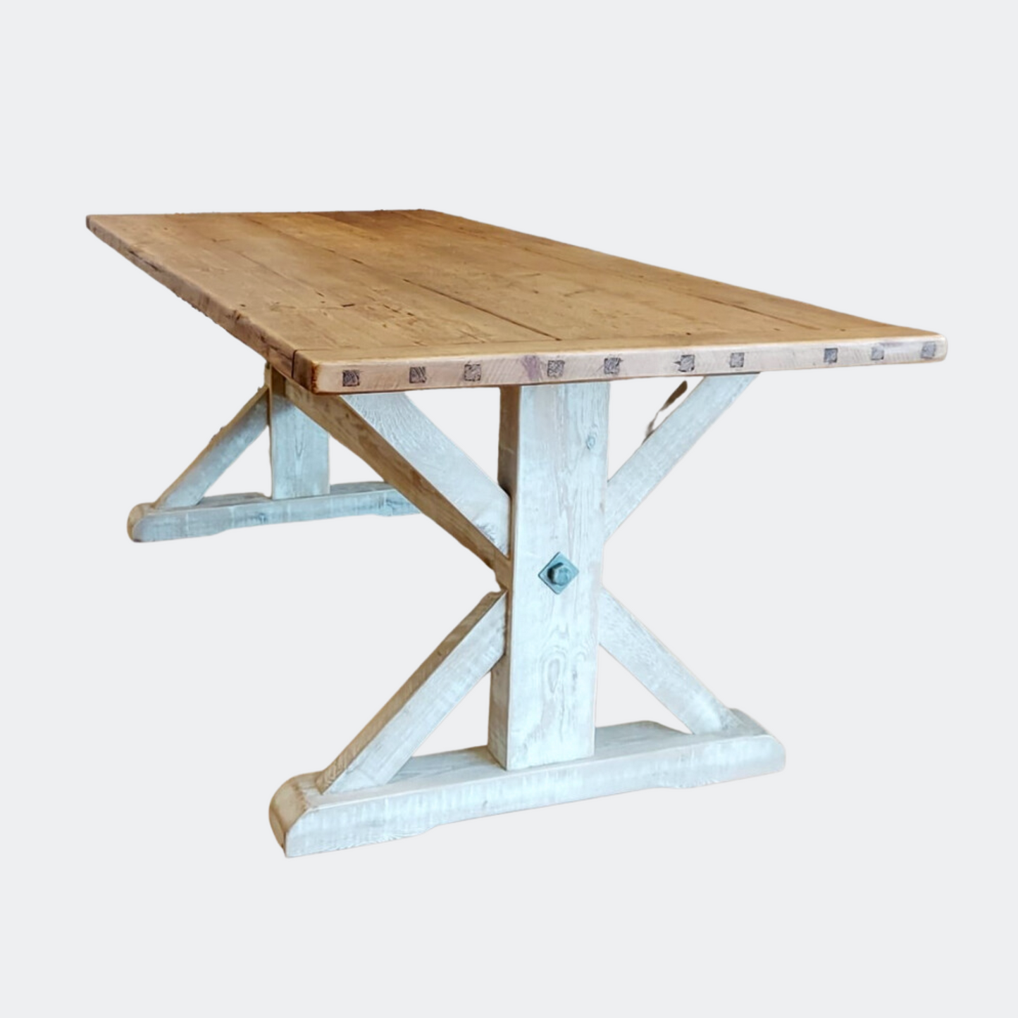 Reclaimed Priory Frame Base Dining Table