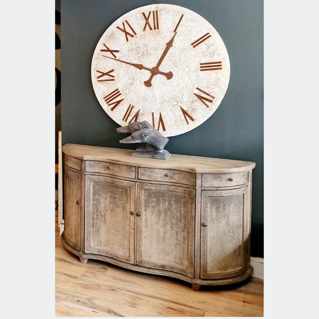 Decorative Rustic Metal Clock