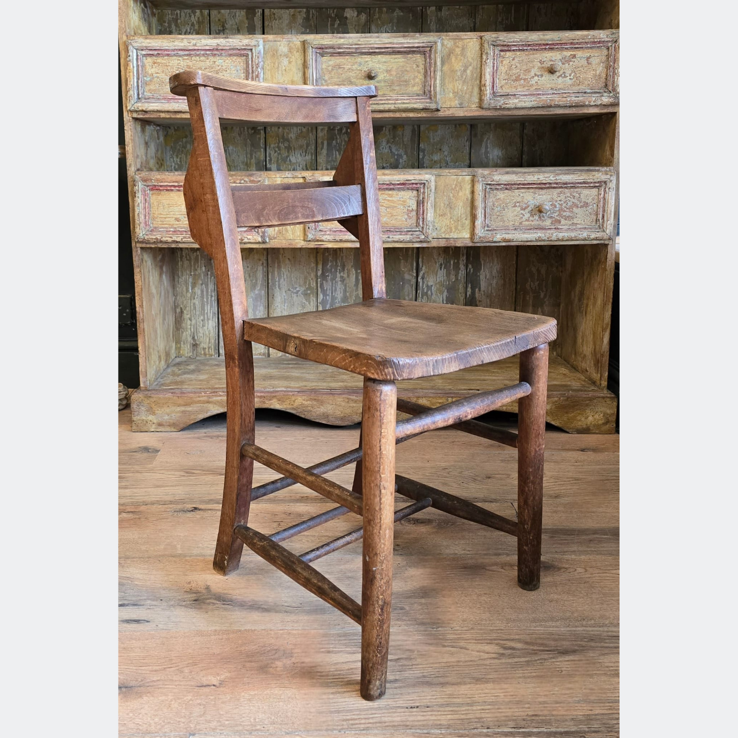 Antique Chapel Chair
