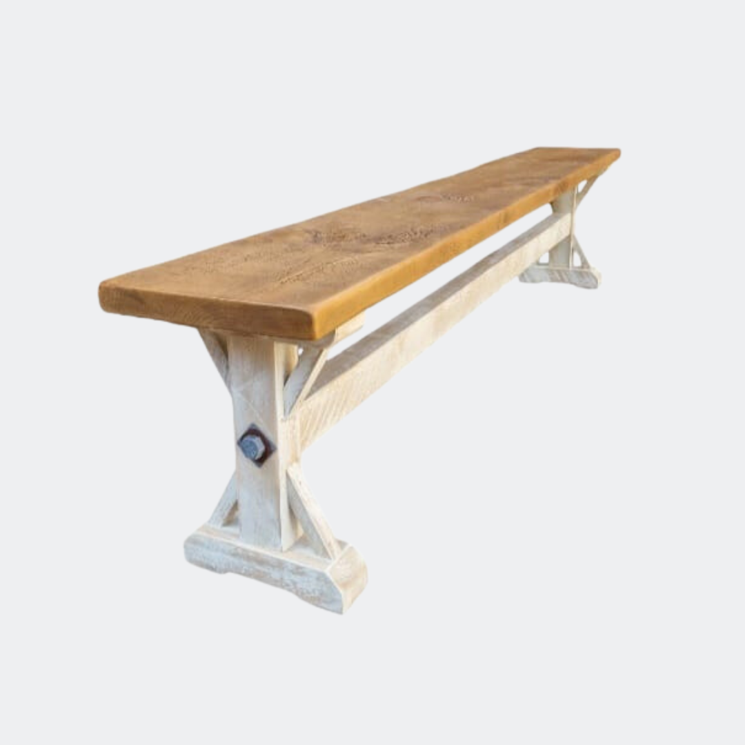 Reclaimed Priory Frame Base Dining Table