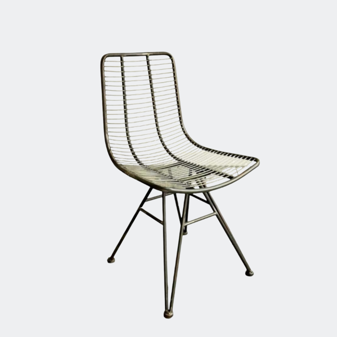 Industrial Wire Dining Chair