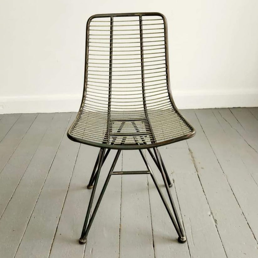 Industrial Wire Dining Chair