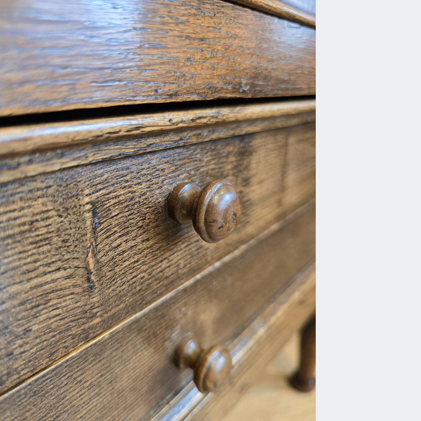1920s Venesta Oak Sewing Box with Drawers