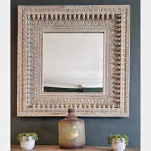 Load image into Gallery viewer, Indian Carved Decorative Mirror
