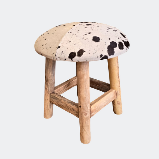 Real Cowhide Stool