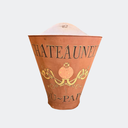 French Metal Tin Grape Hold Bucket