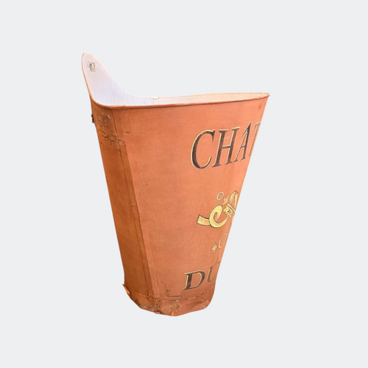 French Metal Tin Grape Hold Bucket