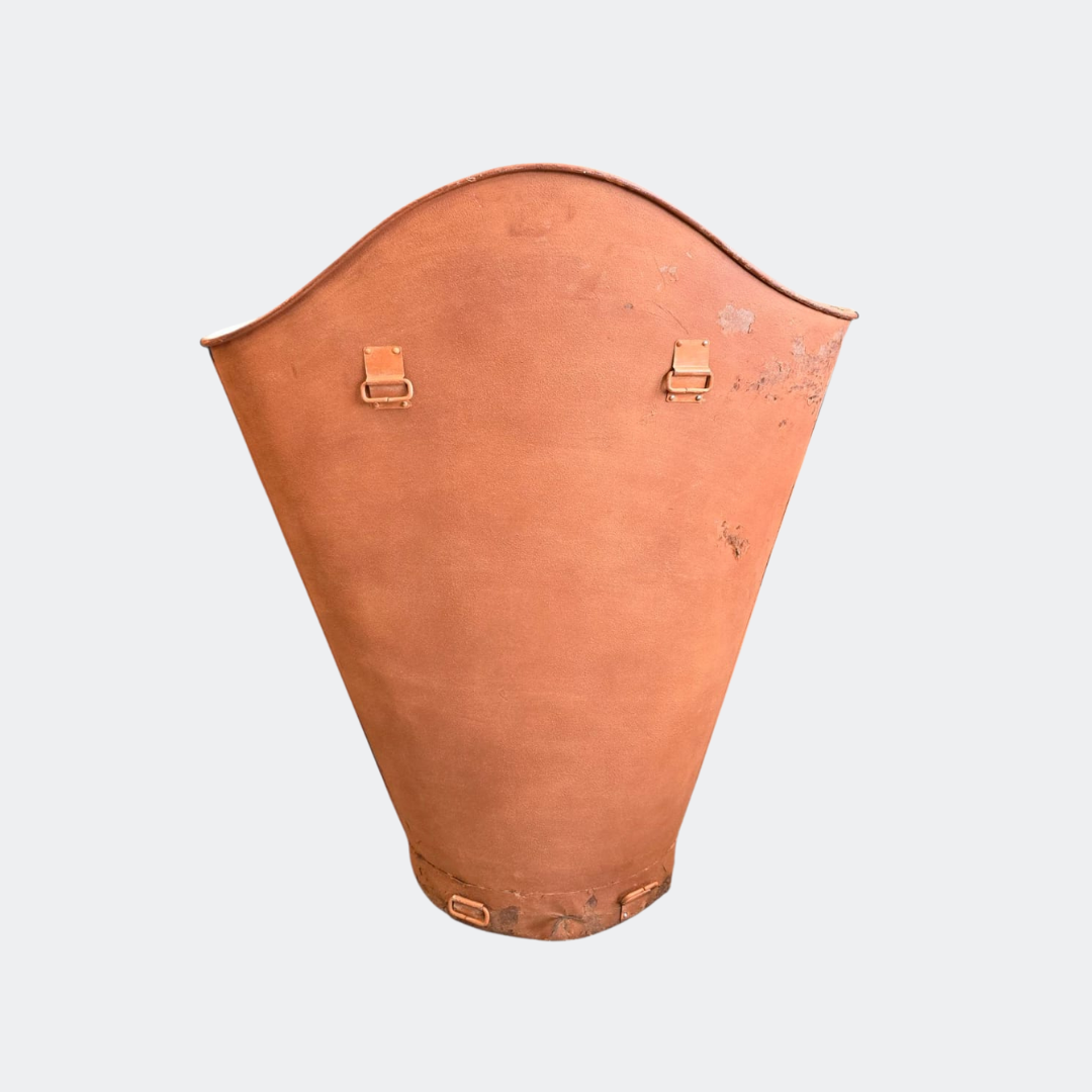 French Metal Tin Grape Hold Bucket