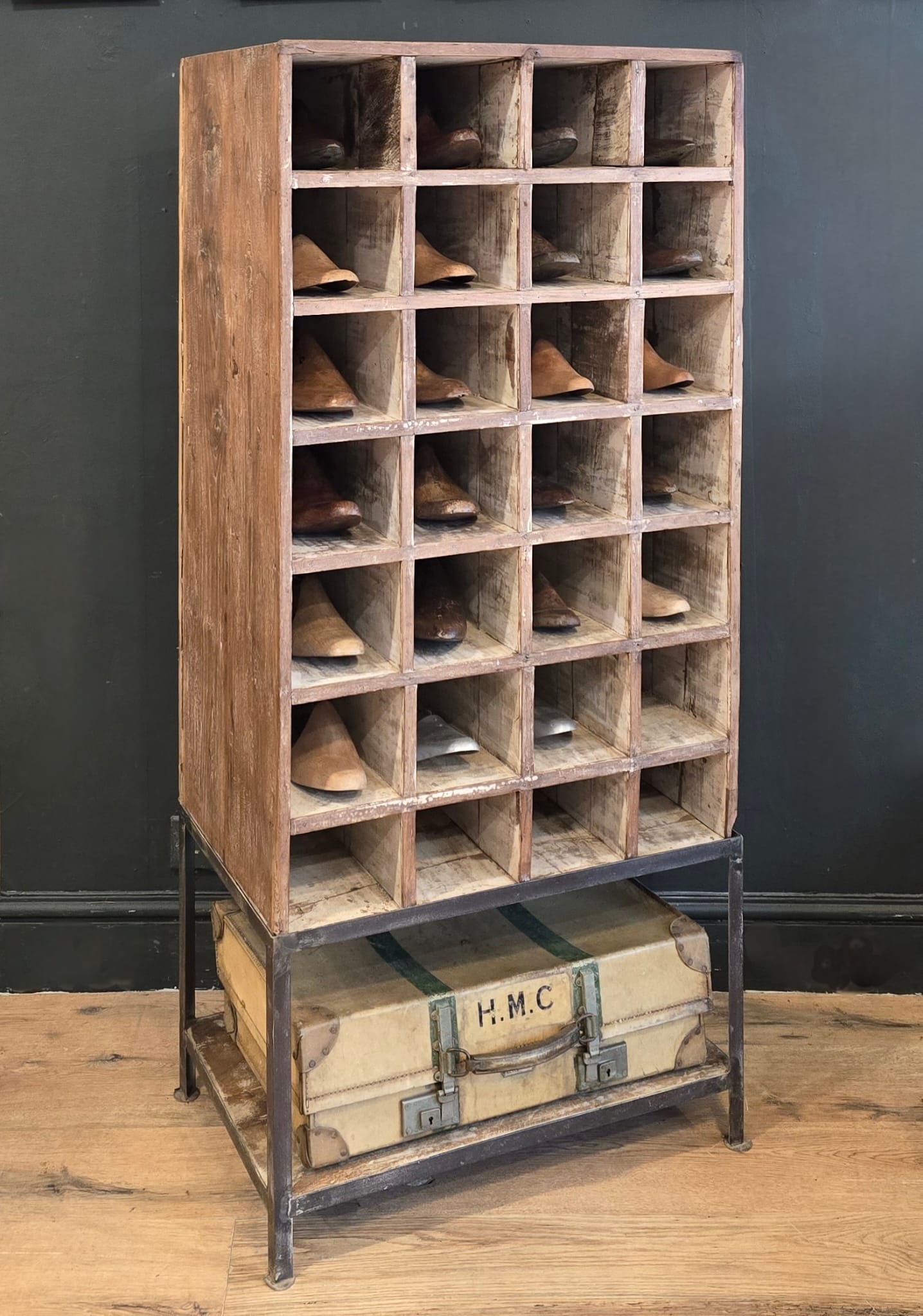 Industrial Wooden Pigeon Hole Unit