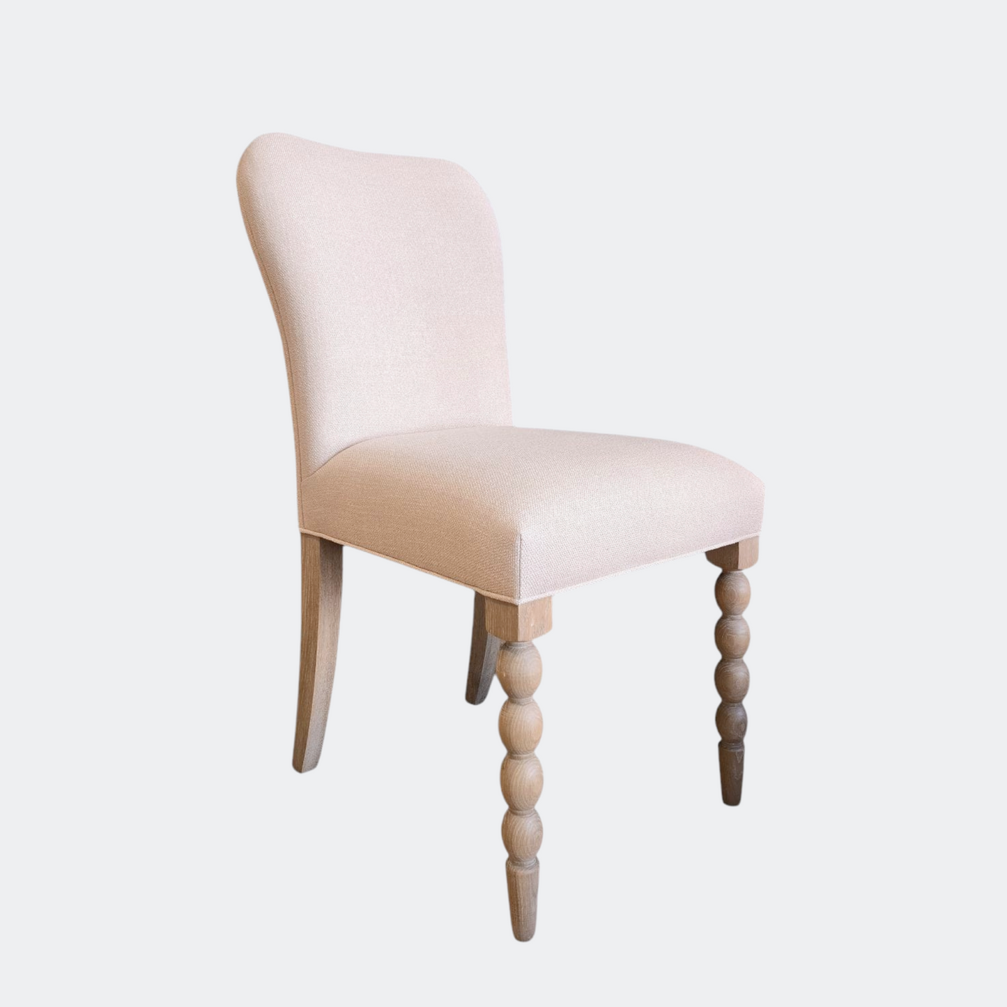 Upholstered Bobbin Dining Chair