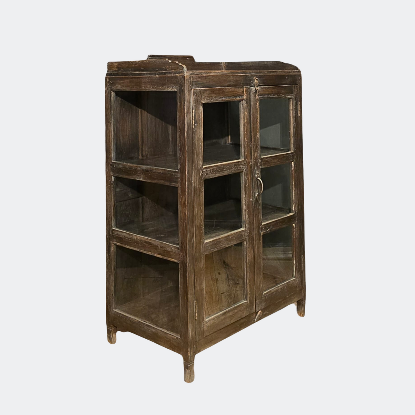 Oak Shop Display Cabinet