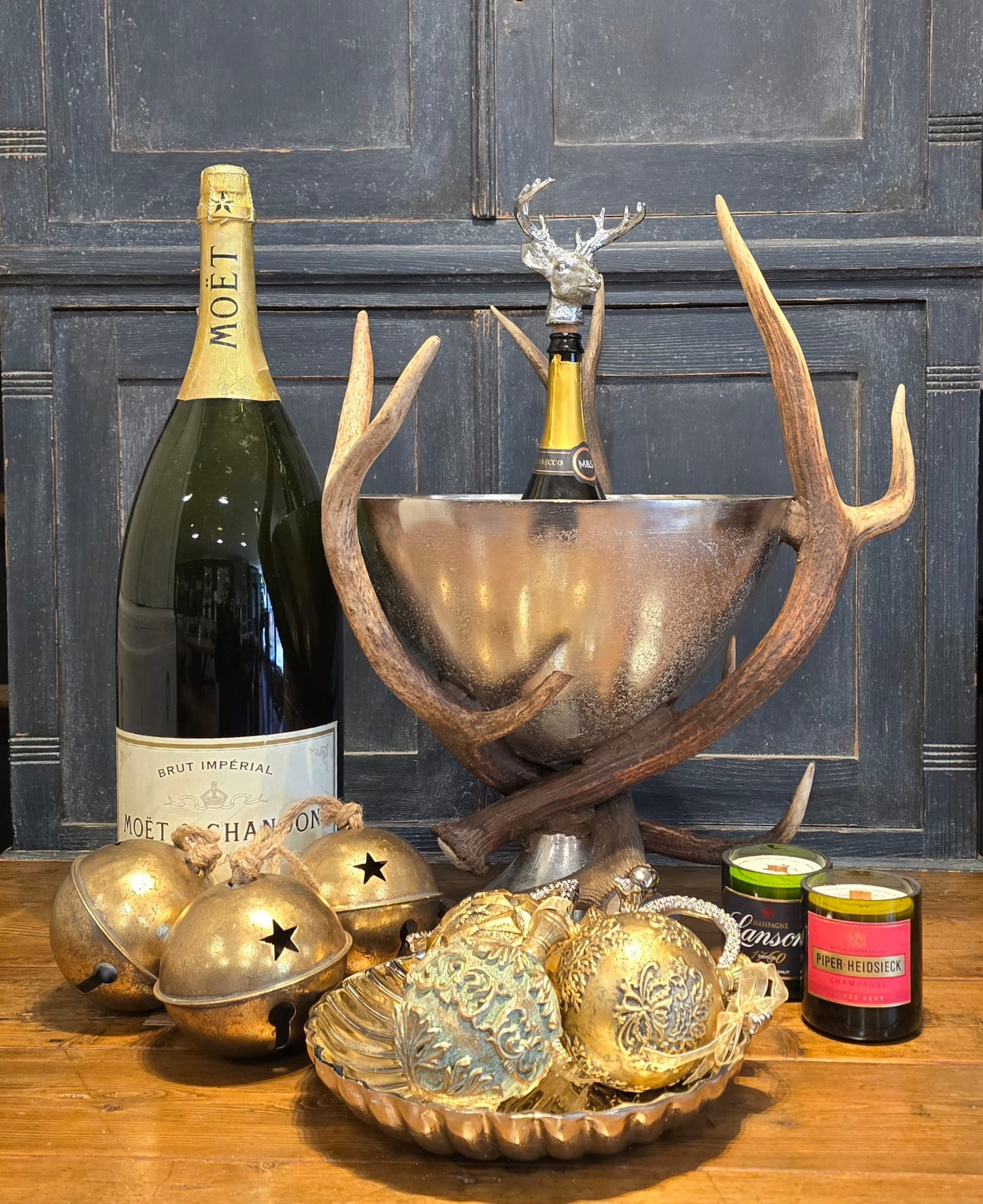 Antler Stainless Steel Champagne Cooler