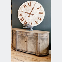 Load image into Gallery viewer, Decorative Rustic Metal Clock
