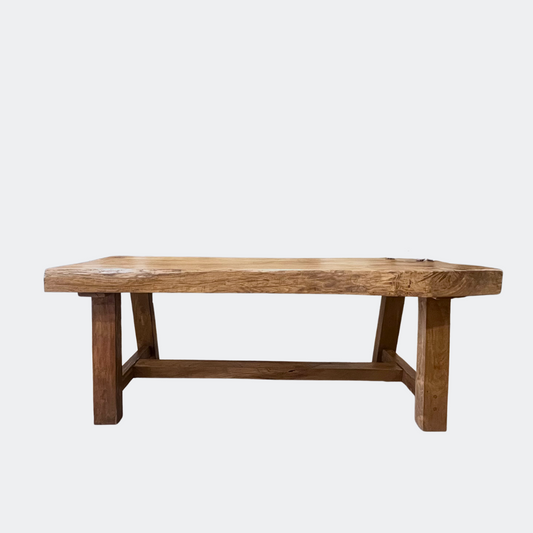 Butcher's Block Rustic Dining Table in Solid Oak