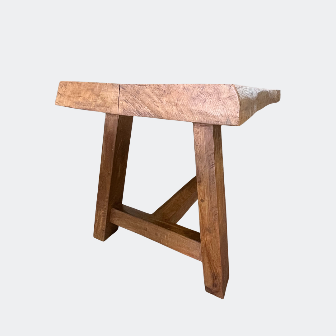Butcher's Block Rustic Dining Table in Solid Oak