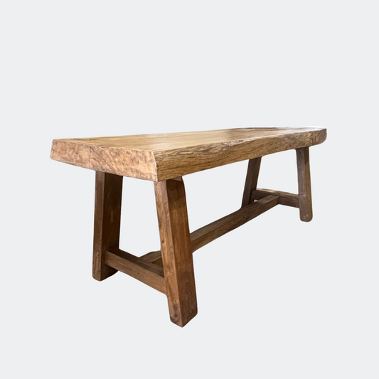 Butcher's Block Rustic Dining Table in Solid Oak