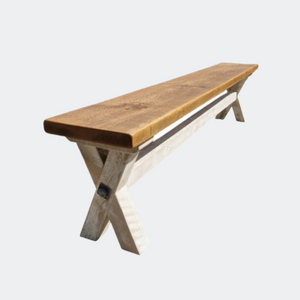 Rustic Wooden Table Bench