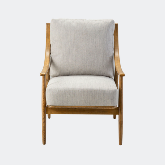 Ashford Wood and Linen Armchair