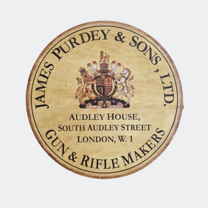 Wooden James Purdey And Sons Gun Makers Sign