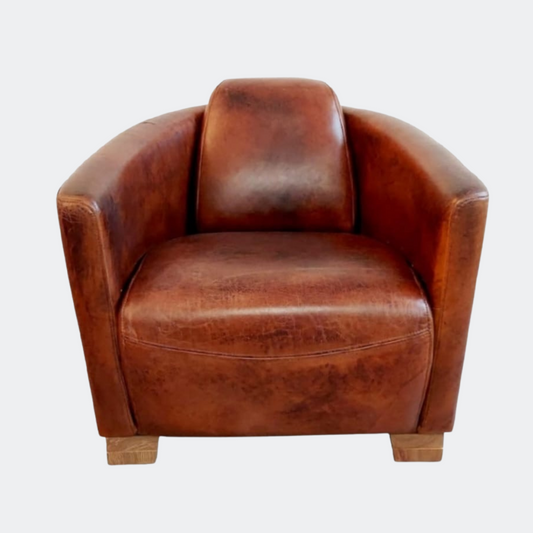 Leather Rocket Chair