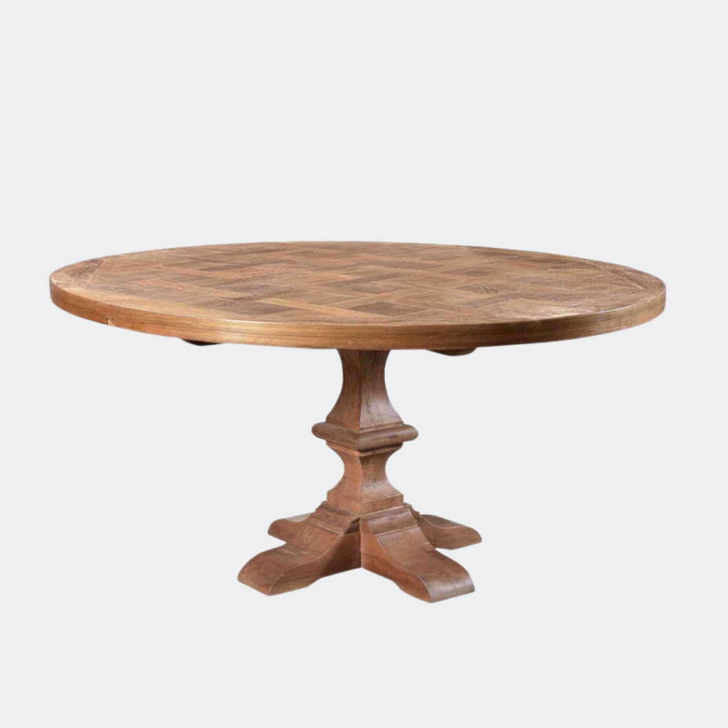 Round Farmhouse Dinning Table