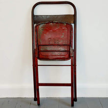 Load image into Gallery viewer, Industrial Folding Metal Chair

